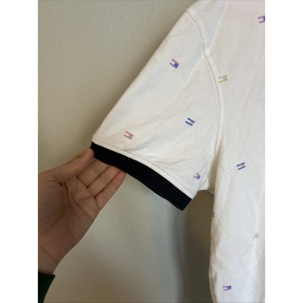 Tommy Hilfiger Men's L Polo Shirt Short Sleeve Golf Collared Custom Fit - Picture 4 of 6